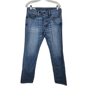 ABERCROMBIE & FITCH BUTTON FLY STRAIGHT LEG JEANS